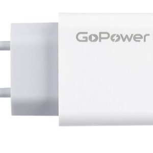 Зарядное устройство 1USB+1TYPE-C 20W QC3.0 00-00028401 WHITE GOPOWER