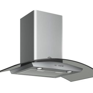 Вытяжка настенная AMETHYST 90H-650-K3D серебристый/прозрачный ELIKOR