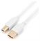 Кабель USB A (M)/USB B (M) 1.8M WHITE