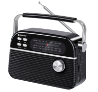 Радиоприёмник Vega 5Вт FM/AM/SW/BT/USB/TF/1200мАч черный 65179  DEFENDER