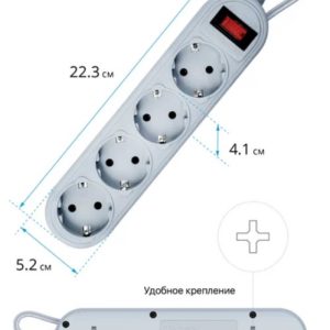 Сетевой фильтр 1.8M ES LITE 4OUTL.