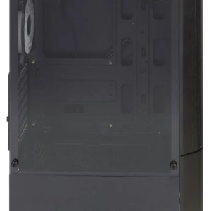 Корпус MIDITOWER ATX,micro ATX,mini-ITX W/PSU 7x12cm Fan(1 предустановлен) черный с окном Quantum-G-BK-v2