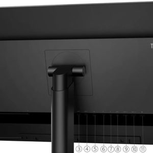 Монитор Lenovo 27" P27u-20, 16:9, IPS, UHD, 4ms, 450cd, 60Hz, HDMI, DP, USB, USB-C, 1xThunderbolt, LAN, SPK, HAS