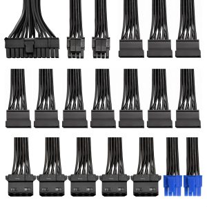 Блок питания для сервера 600W ServerPRO-600ADS ATX 12V Ver2.3 80+ APFC 2x8cm Fans 24pin 2x(4+4)pin 2x(6+2)pin 10xSATA 5xMolex черный