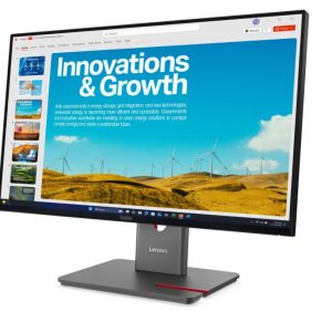 Монитор Lenovo 23,8" P24QD-40, 16:9, IPS, QHD, 4ms, 300cd, 120Hz, HDMI, DP, USB, USB-C, LAN, HAS