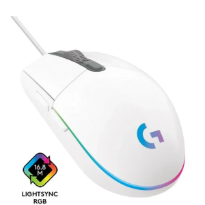 Мышка проводная USB OPTICAL G102 LIGHTSY WHITE