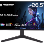 Монитор Acer Predator 26,5'' X27UW1bmiipprx, 16:9, QD-OLED, QHD, 0,03ms, 200cd, 240Hz, HDMI, 2xDP, SPK, HAS