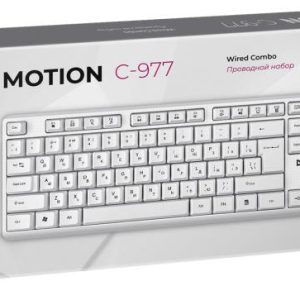 Клавиатура + мышка LINE MOTION C-977 RU WHITE