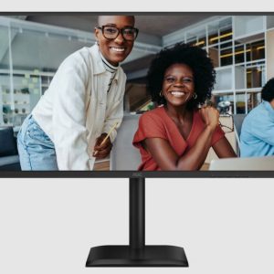Монитор AOC 27" Q27E4U, 16:9, IPS, QHD, 4ms, 350cd, 120Hz, HDMI, DP, USB, SPK, HAS