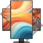 Монитор MSI 23,8" PRO MP245PHG E14, 16:9, IPS, FHD, 4ms, 300cd, 144Hz, HDMI, DP, USB, USB-C, HAS, SPK