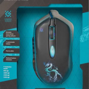 Мышь проводная SKY DRAGON GM-090L черная