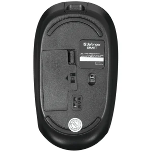 Мышь беспроводная Bluetooth/2.4G 3кн. 1600dpi черн. Smart MM-396