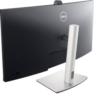 Монитор Dell 34" 3800R, 21:9, IPS, UHD, 5ms, 300cd, 60Hz, HDMI, DP, USB, USB-C, LAN, CAM, SPK, HAS
