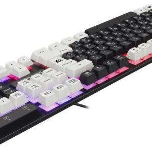 Клавиатура DARK KNIGHT GK-077 RU BL/WH