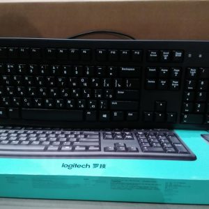 Клавиатура + мышка DESKTOP MK120 BLACK RUS