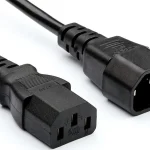 Кабель питания C13-C14 1.8M EC-1.8P 3жилы*0.75кв.мм Cu 10A 230B черный