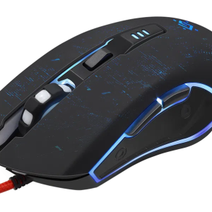 Мышь игровая 6кн. 7200dpi коврик RGB черн. Draglen GM-907