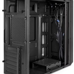 Корпус MIDITOWER ATX W/PSU 2xUSB3.0+TypeC аудио черный XP-332UC
