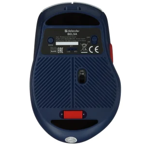Мышь беспроводная Bluetooth/2.4G 6кн. 3200dpi бел/син Belsa MB-249