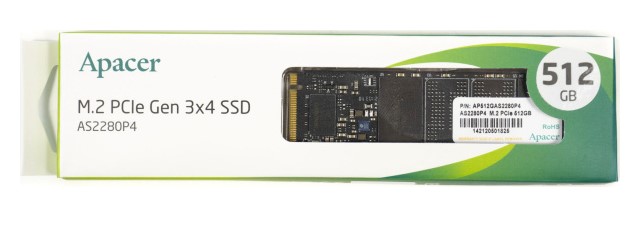 Накопитель SSD M.2 PCIE 512GB