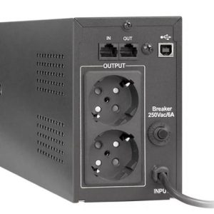 ИБП 850VA/480W 2XSCHUKO RJ45 POWER BACK