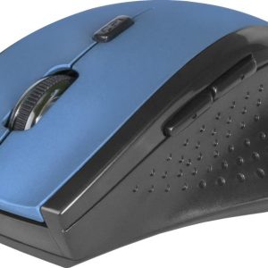 Мышь беспроводная 2.4G(USB-адаптер) оптическая 5+кн.колесо 800-1600dpi черно-синяя ACCURA MM-365