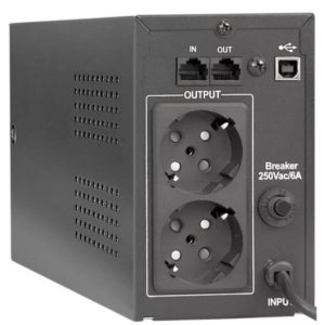 ИБП 800VA/480W 2XSCHUKO RJ45 POWERSMART