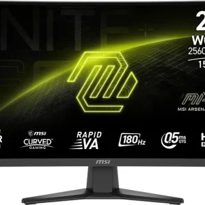 Монитор MSI 27" MAG 275CQF E18 1500R, 16:9, VA, QHD, 0,5ms, 250cd, 180Hz, HDMI, DP