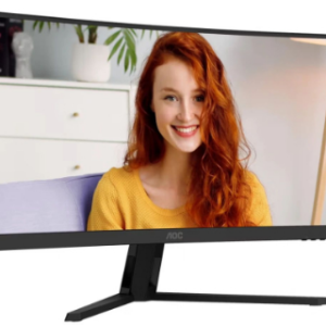 Монитор AOC 34" 1500R, 21:9, UWQHD, 1/4ms, 300cd, 120Hz, HDMI, DP