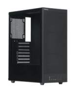Корпус MIDITOWER RaptorX ATX Micro-ATX Mini-ITX W/O PSU 2xUSB1.1+3.0+audio черныйс окном