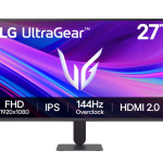 Монитор LG 27" 27G411A-B, 16:9, IPS, FHD, 1/5ms, 250cd, 144Hz, HDMI, DP