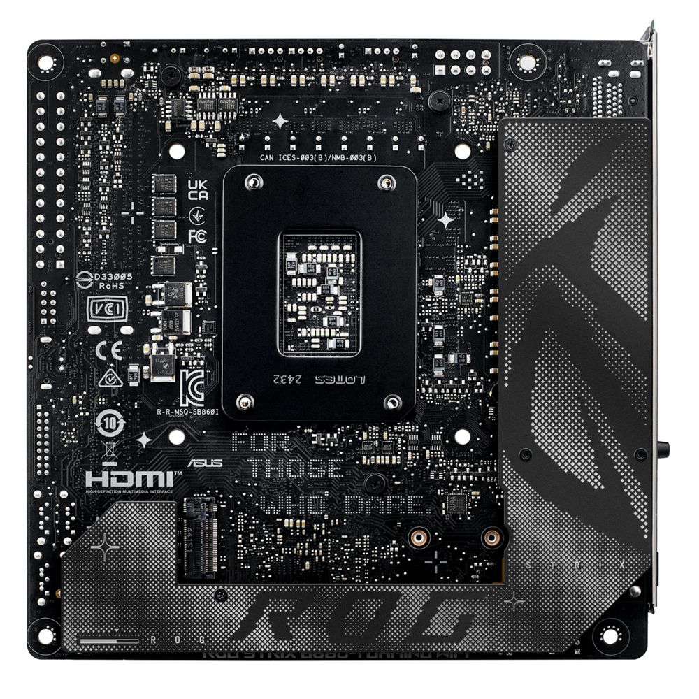 Материнская плата ASUS ROG STRIX B860-I GAMING WIFI LGA1851 mini-ITX 2xDDR5 PCIEx16 2xM.2 Thunderbolt USB-C DP HDMI 2.5GLAN Wi-Fi 7 — изображение 7
