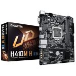 Материнская плата Gigabyte H410M H 2.0 H410, LGA1200, 2xDDR4, 1*PCI-Ex16, 2*PCI-Ex1, 1*M.2, 1*TypeC, 3*USB3.2Gen1, 6*USB2.0, 4*SATA3.0, 1G, VGA, HDMI, MATX, RTL