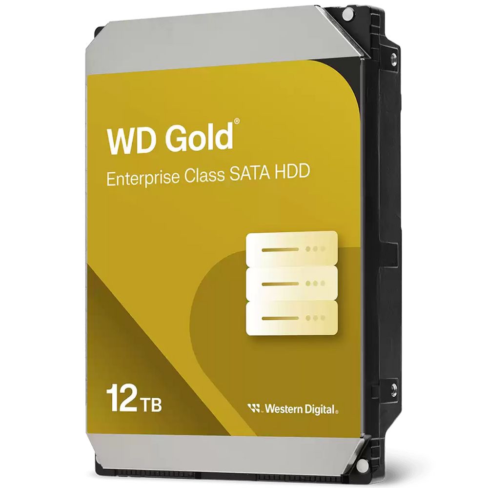Жесткий диск Western Digital 12TB WD122KRYZ Gold, SATA3, Cache 512MB, 7200 rpm