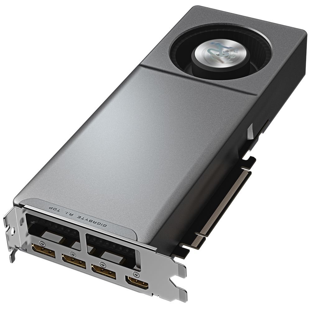Видеокарта Gigabyte AI PRO R9700 AI TOP 32GB GDDR6 256bit 3xDP HDMI BLOWER RTL — изображение 3