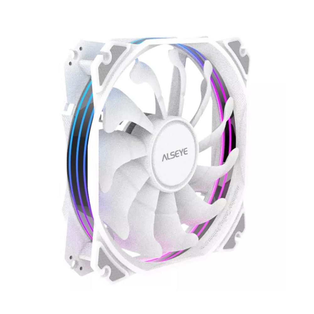 Вентилятор в корпус ALSEYE M120-PWA FAN 120mm, 800;1700rpm, 31;66CFM, 19.4;33.8dBA, AURA RGB, PWM + 3pin Aura, RTL{100} (874357) — изображение 3