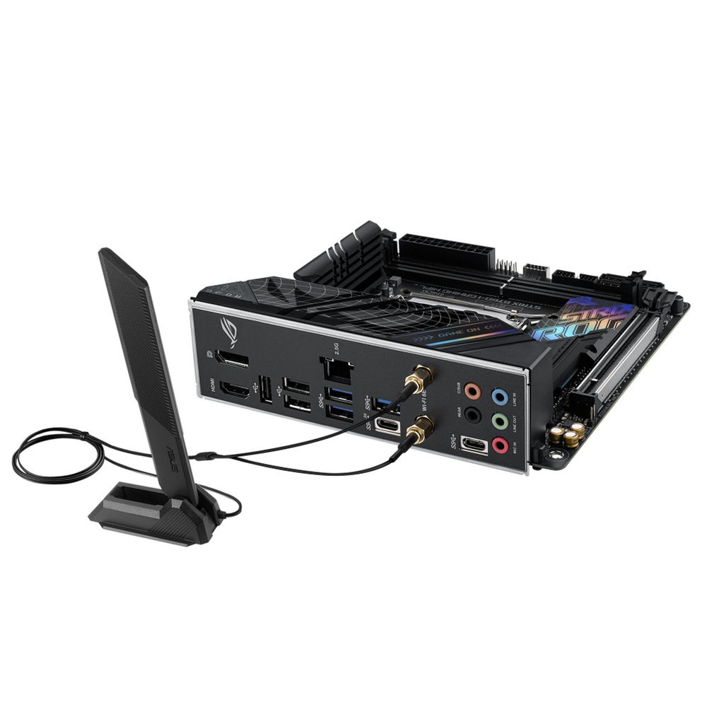 Материнская плата ASUS ROG STRIX B760-I GAMING WIFI LGA1700 mini-ITX 2xDDR5 PCIEx16 2xM.2 2хUSB-C DP HDMI 2.5GLAN Wi-Fi 6Е — изображение 7