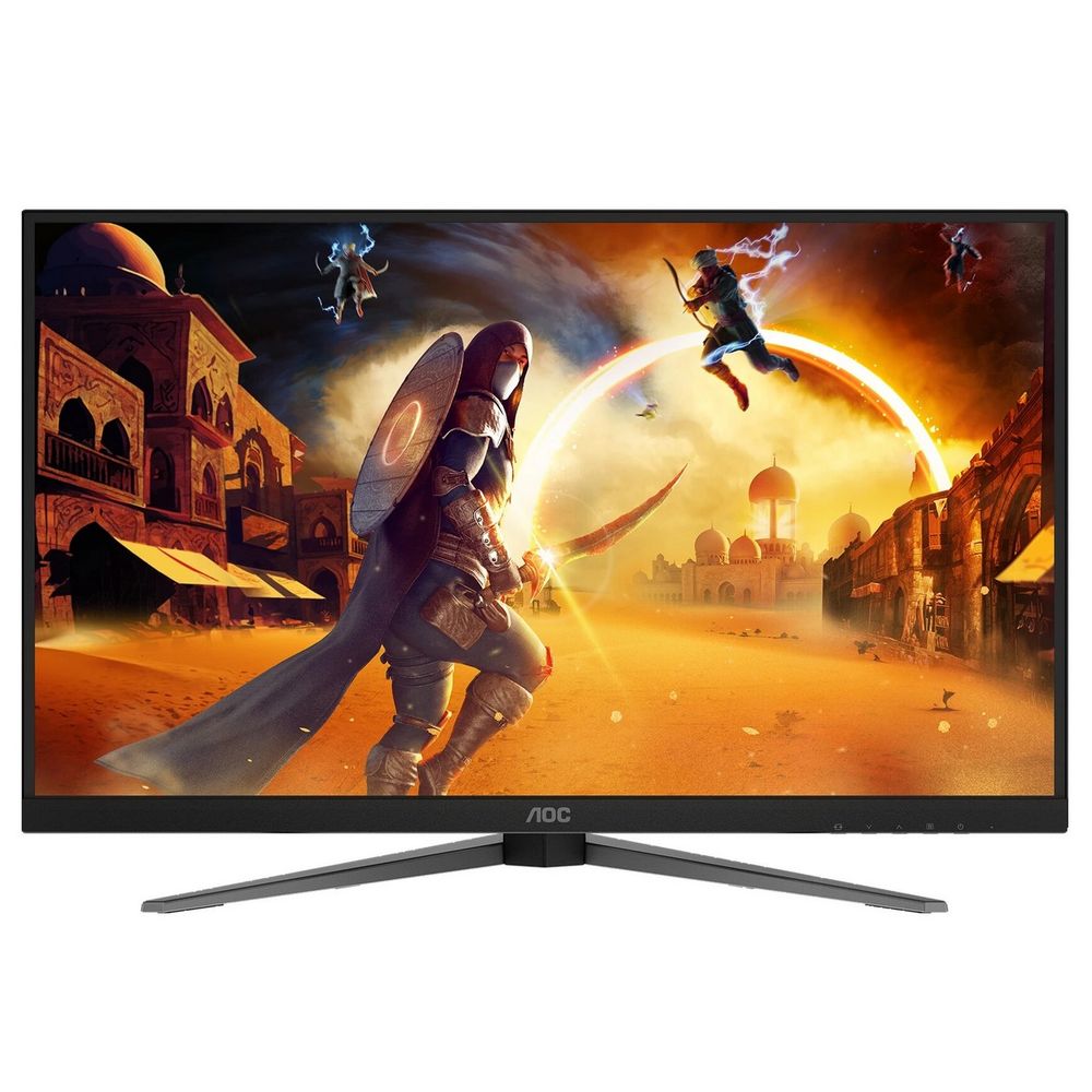 Монитор 27" AOC Q27G4S IPS, 2560x1440, 300Hz, 1ms, 450сd/m, 1500:1, HDR10 | 2xHDMI(2.1), DP(1.4) | HAS, Pivot, Swivel, InPSU, Vesa 100, Black/Red — изображение 3
