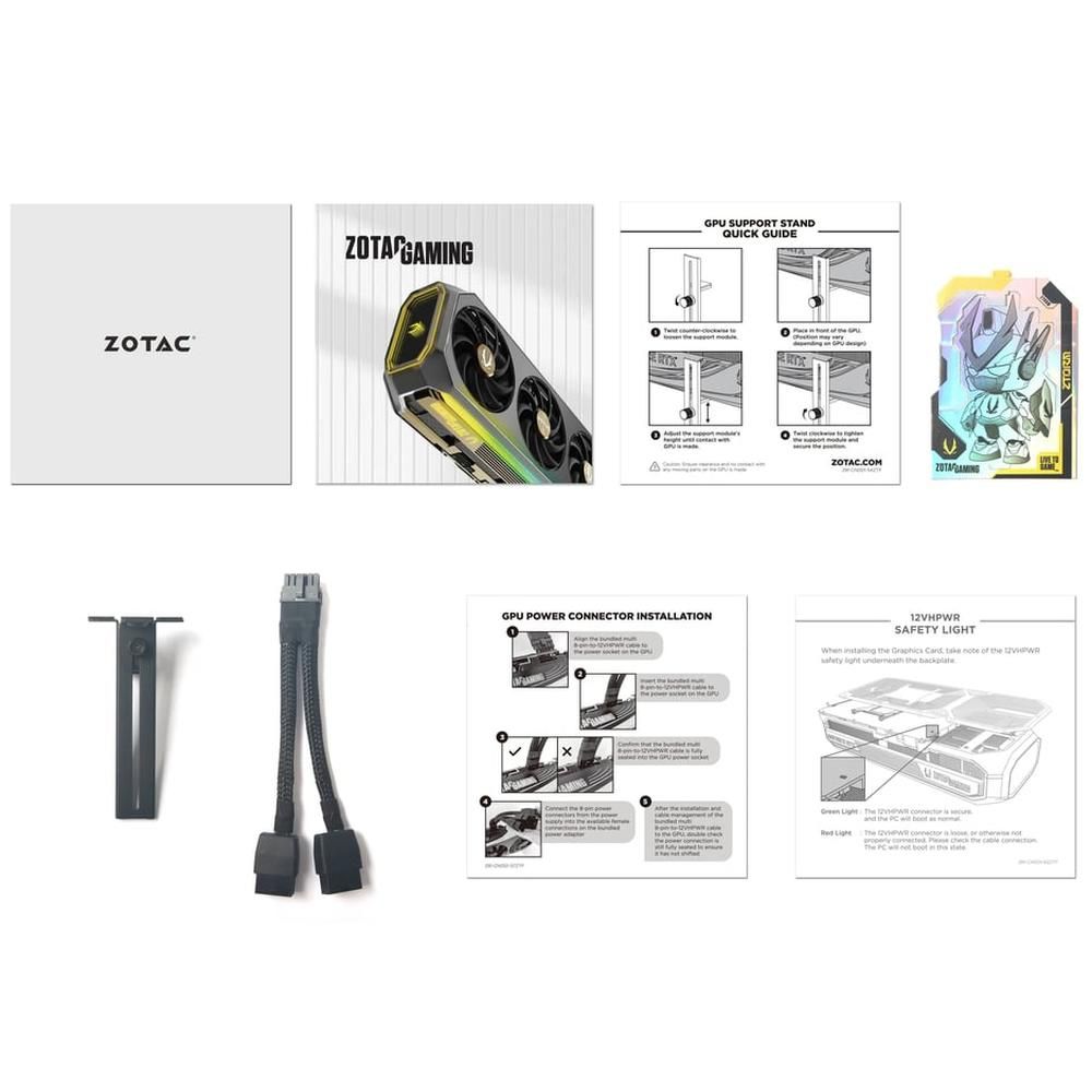Видеокарта Zotac RTX5070 SOLID OC 12GB GDDR7 192bit 3xDP HDMI 3FAN PREMIUM PACK — изображение 7
