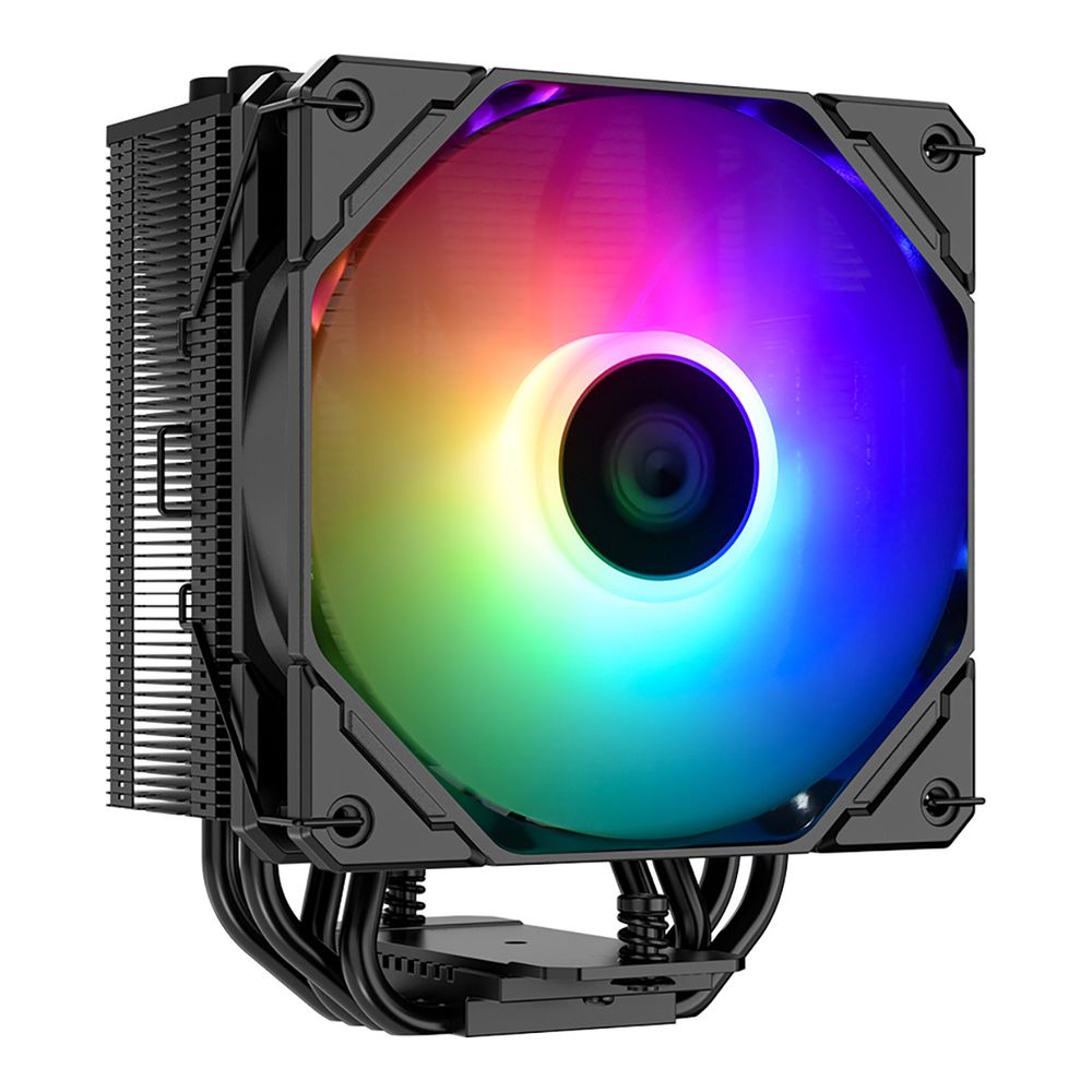 Кулер ID-COOLING SE-224-XTS LGA1700/1200/115X/AM5/AM4 (10шт/кор, TDP 220W, PWM, 4 тепл.трубки прямого контакта, FAN 120mm) RET — изображение 5