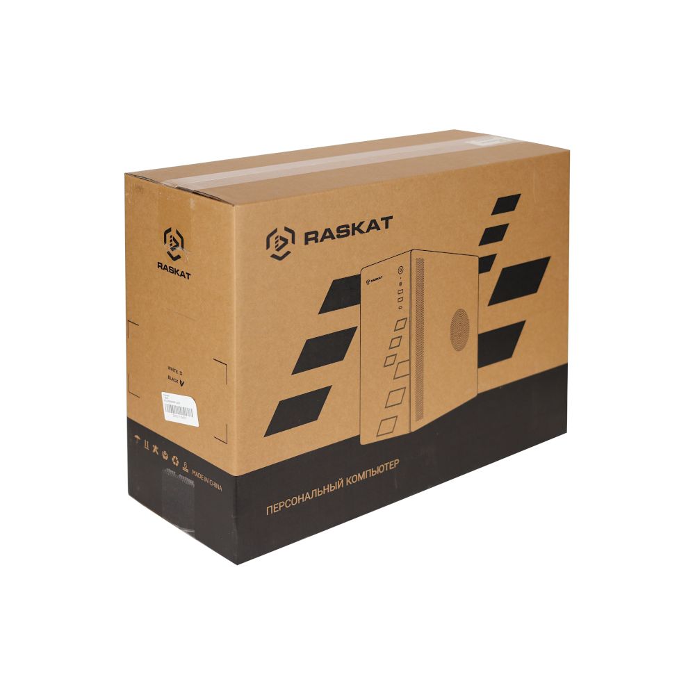 Компьютер ПЭВМ т.м. "Raskat" Standart300 (Intel Core i3 12100, RAM 16Gb, SSD 480Gb, no OS, kb+ms, black) — изображение 7