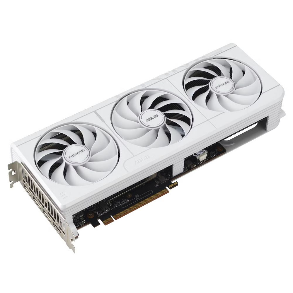 Видеокарта ASUS RX9070XT PRIME WHITE OC 16GB GDDR6 256bit 3xDP HDMI 3FAN RTL (PRIME-RX9070XT-O16G-WHITE) — изображение 4