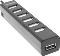 Концентратор USB2 7PORT QUADRO SWIFT 83203 DEFENDER — изображение 2