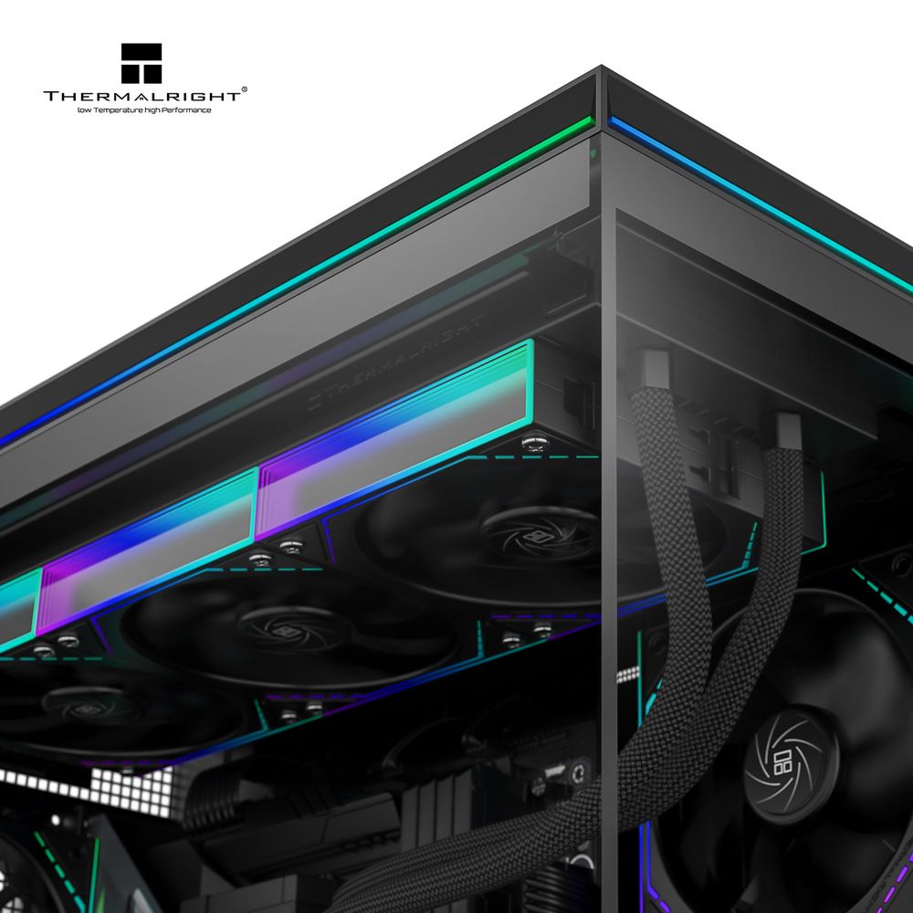 Корпус Case Thermalright TL-M10 Black mATX / win / black / no PSU / Tempered Glass — изображение 14