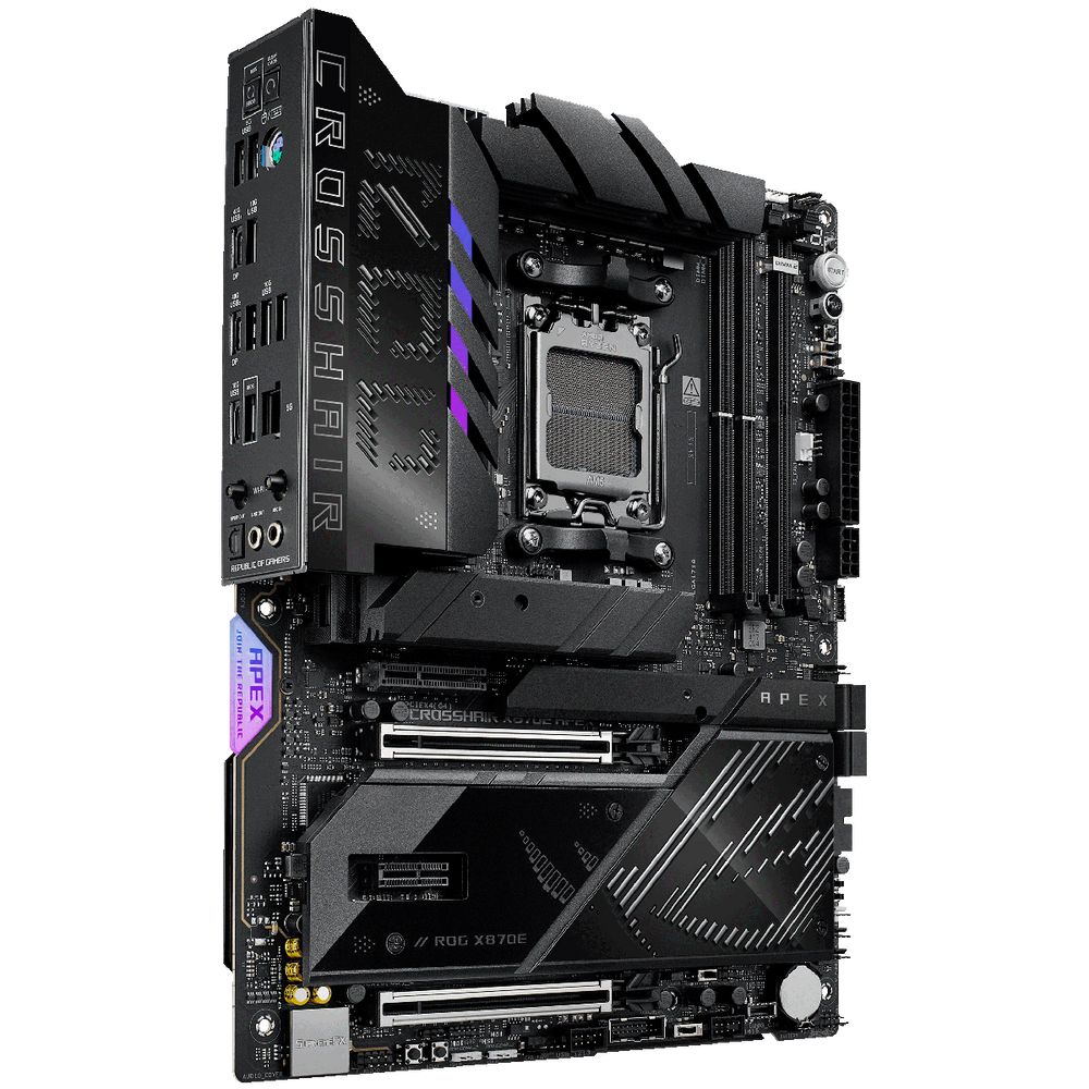 Материнская плата ASUS ROG CROSSHAIR X870E APEX AM5 ATX 2xDDR5 2xPCIEx16 PCIEx4 PCIEx1 5xM.2 3xUSB-C 5GLAN Wi-Fi 7 — изображение 4