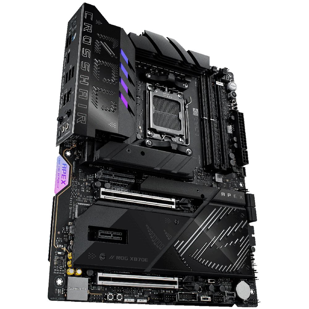 Материнская плата ASUS ROG CROSSHAIR X870E APEX AM5 ATX 2xDDR5 2xPCIEx16 PCIEx4 PCIEx1 5xM.2 3xUSB-C 5GLAN Wi-Fi 7 — изображение 5
