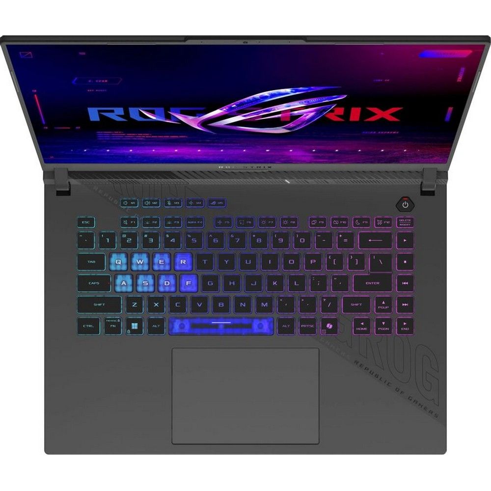 Ноутбук ASUS ROG Strix G16 G614PR-RV090 AMD Ryzen 9 8940HX/32Gb (2*16 D5)/SSD1Tb/RTX5070 Ti 12Gb (140W)/16"/IPS/WUXGA/1920x1200/165Hz/NoOS/RJ-45/Eclipse Gray/2.50kg — изображение 5
