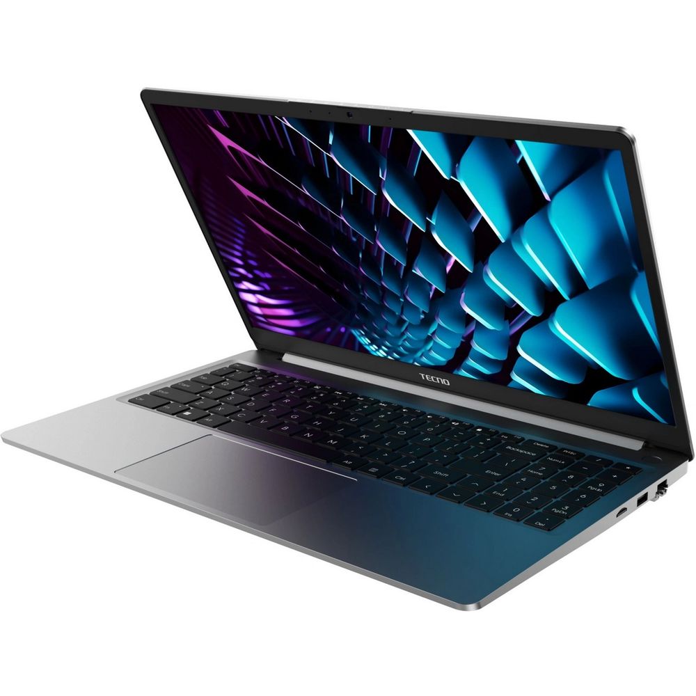 Ноутбук TECNO MegaBook K15SDA AMD Ryzen 5 7430U/16Gb (2*8 D4)/SSD1Tb/UMA/15.6"/IPS/FHD/1920x1080/60Hz/Win11/RJ-45/Grey/1.75kg — изображение 2