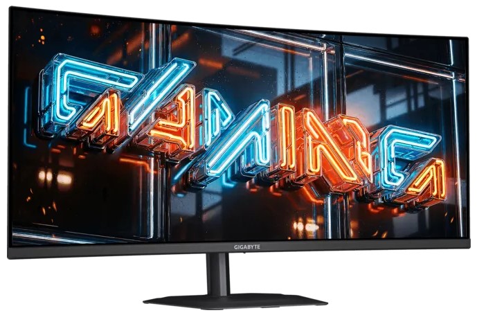 Монитор GIGABYTE 34" MO34WQC36 1500R, 16:9, QD OLED, UWQHD, 1ms, 300cd, 360Hz, HDMI, DP, USB, USB-C — изображение 3