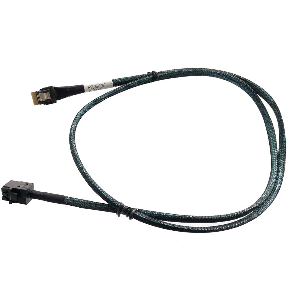 Кабель DiliVing DLSL38-1067 Slimline SASx4 (SFF8654) -to- HD MiniSAS x4 (SFF8643) PCIE 3.0, 85 Ohm, 100cm — изображение 7